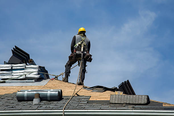 Professional Roof Installation technician working in Stanley, WI